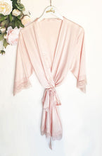 Load image into Gallery viewer, Bridal Party Satin Lace Robes
