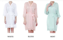 Load image into Gallery viewer, Personalized Floral Robe