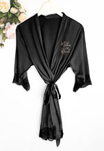 Load image into Gallery viewer, Bridal Party Satin Lace Robes