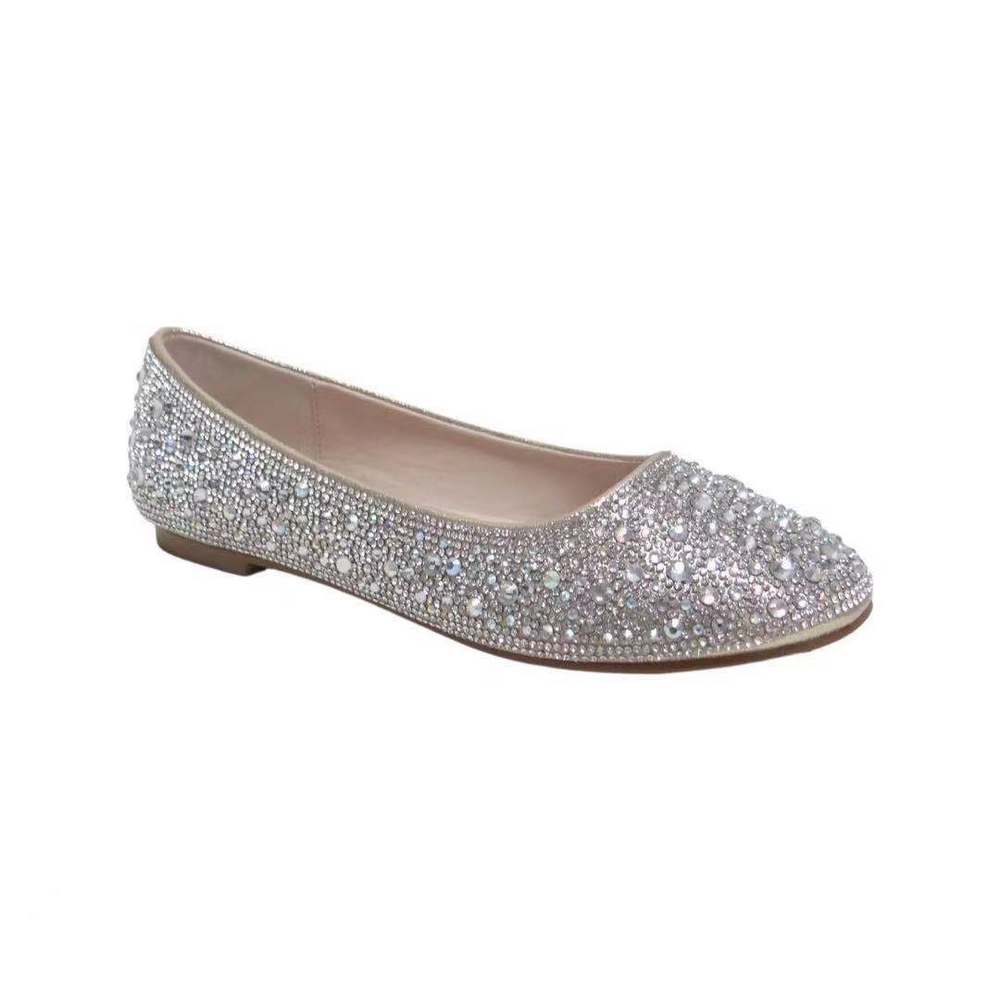 BABA Rhinestone Flat - Silver